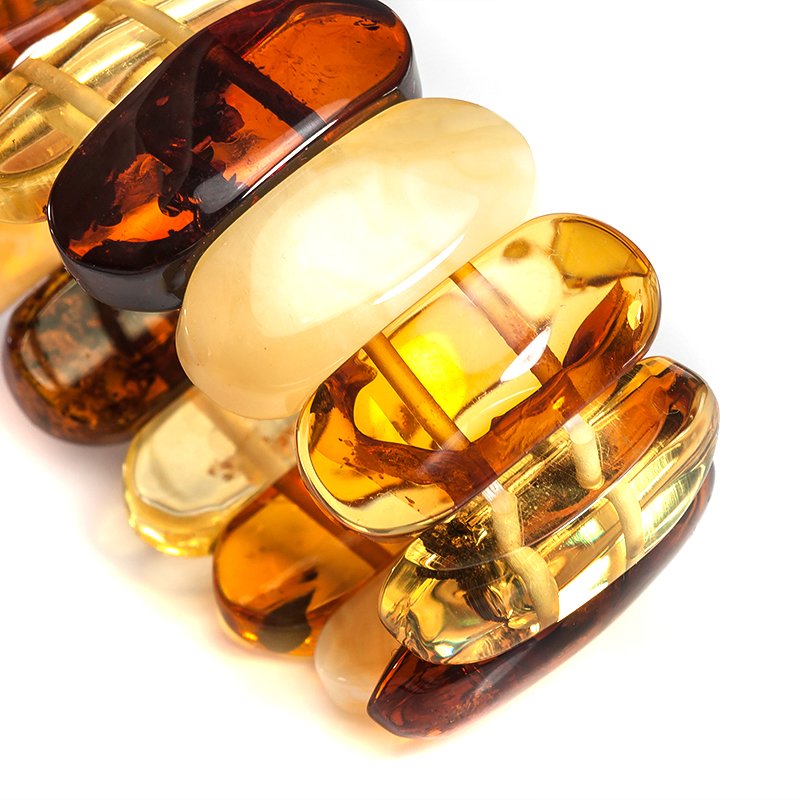 Браслет янтарь